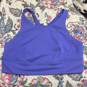 Lululemon purple Wunder Train Long Line Bra size 12